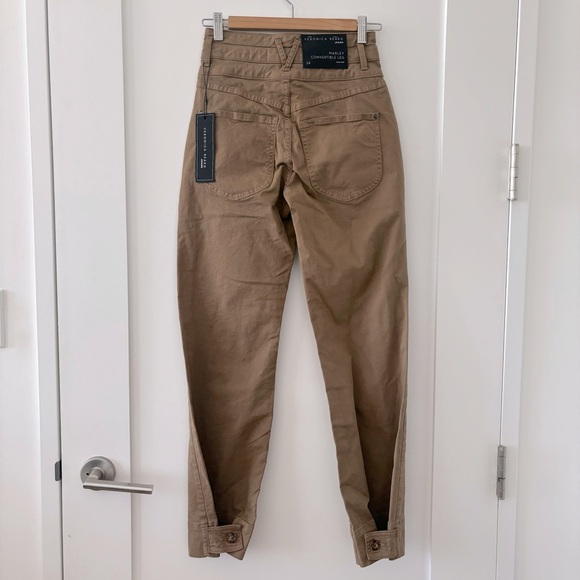 Veronica Beard Marley High Rise Convertible Pants Size 24 NWT - Picture 10 of 12
